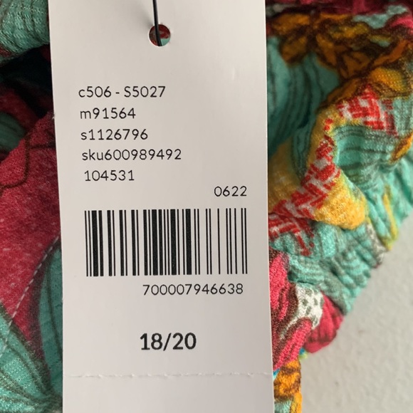 Lane Bryant Women's Classic Off-The-Shoulder Ruffle Tank Blouse Top Size 18/20 - Picture 10 of 10